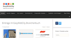 Desktop Screenshot of business.easywebcity.de