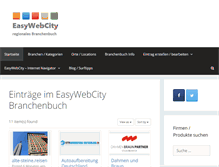 Tablet Screenshot of business.easywebcity.de
